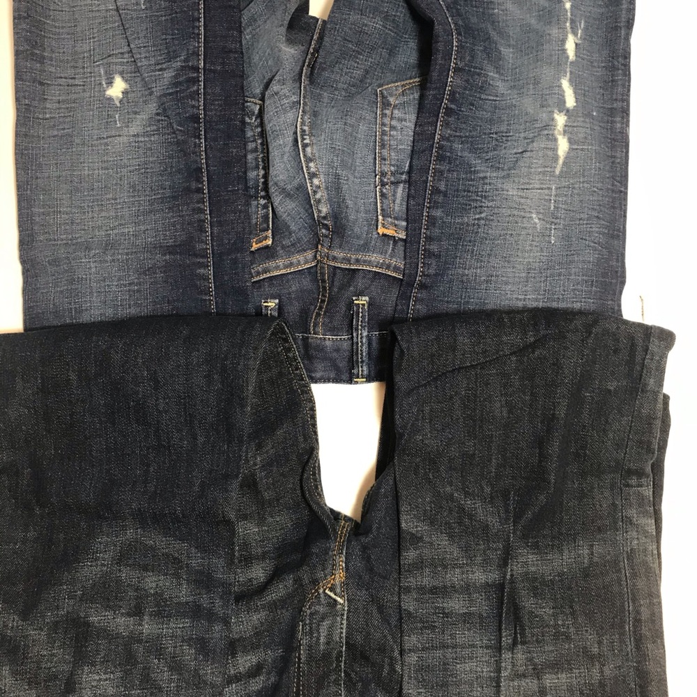 2 PAIR GAP JEANS LOT  Easy Straight 25/0, 1 is BNWT Original owner PRICE FIRM! - Picture 10 of 13